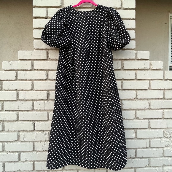 Baum und Pferdgarten Azalia Polka Dot Short Puff-Sleeve Shift Dress - EU Size 34 - Picture 5 of 8
